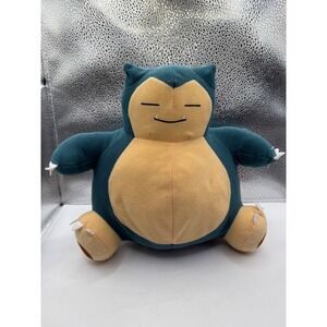 Pokemon Snorlax Plush Stuffed‎ Animal Toy Classic Blue Yellow Comfort 10"